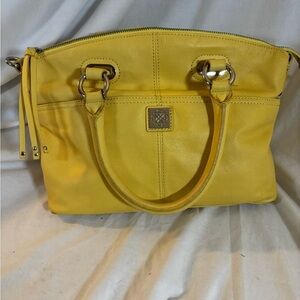 Yellow Leather Handbag